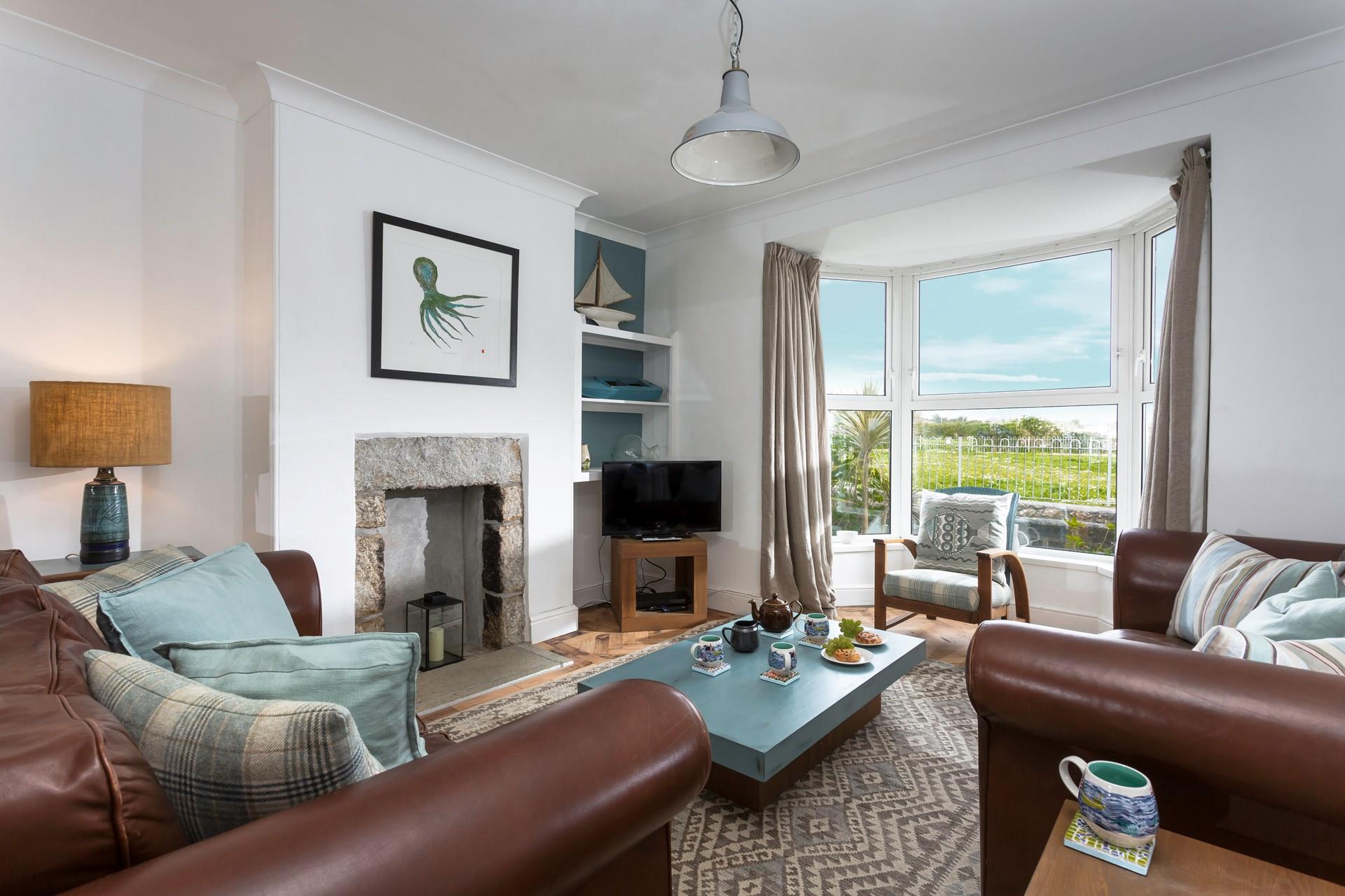 Sit back and relax on the sofa in the evenings.