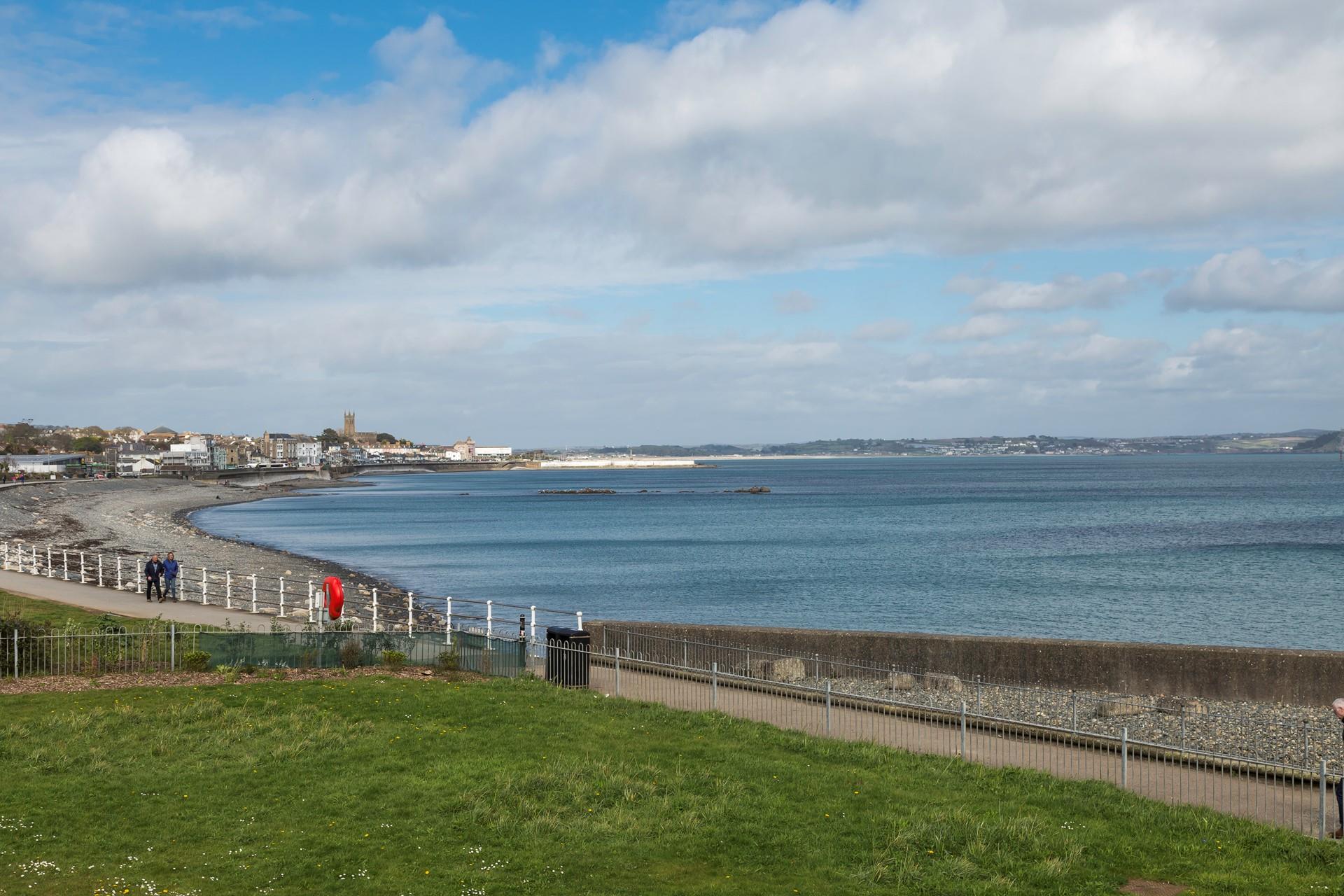 Gaze right over to St Michael's Mount.