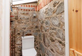 There is an additional WC in the outside area.