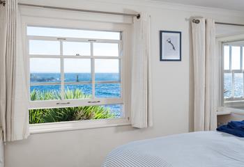 Fall asleep to the relaxing sounds of the waves outside your window.