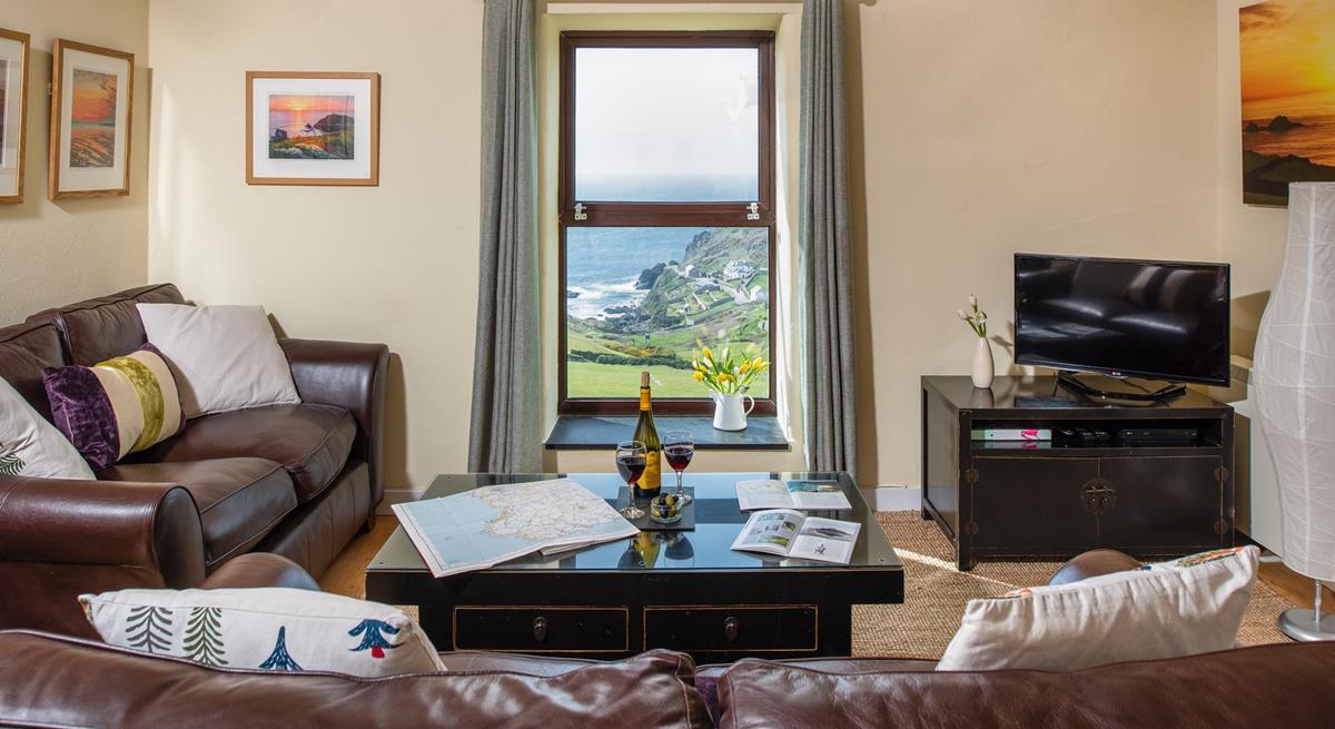 Pour yourself a glass of your favourite wine and enjoy the views from the sitting room.