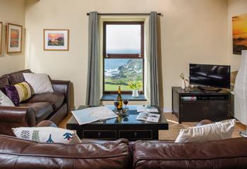 Pour yourself a glass of your favourite wine and enjoy the views from the sitting room.