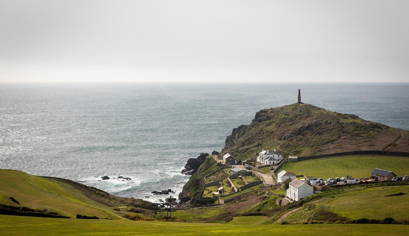 Looking directly over Cape Cornwall, Ocean View lives up to its name!