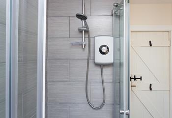Set yourself up for the day with a hot shower before heading out to explore Cornwall.