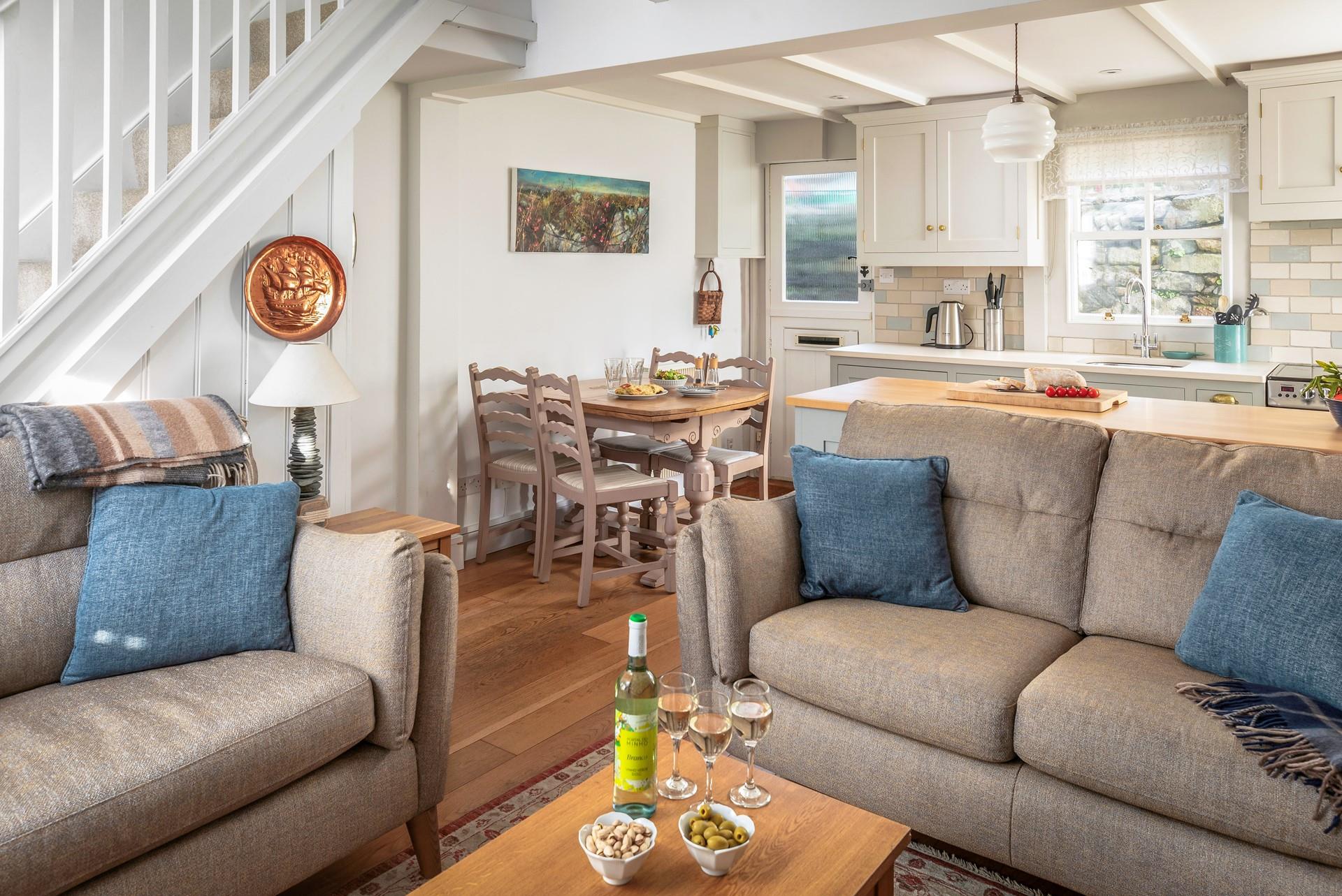 A delightful cottage, perfect for a family getaway to Cornwall.
