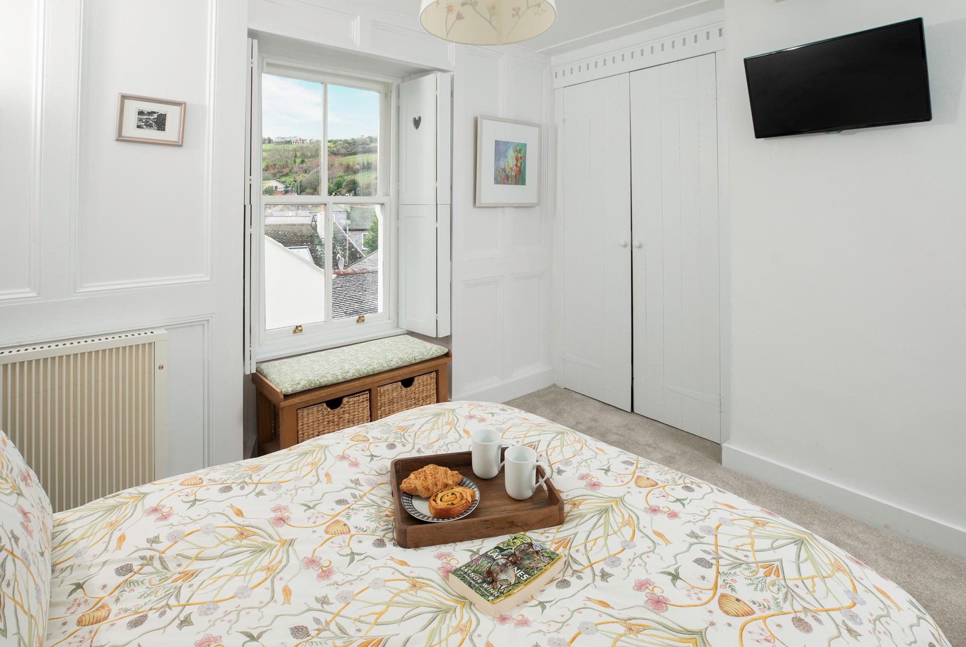 Start the day with breakfast in bed.