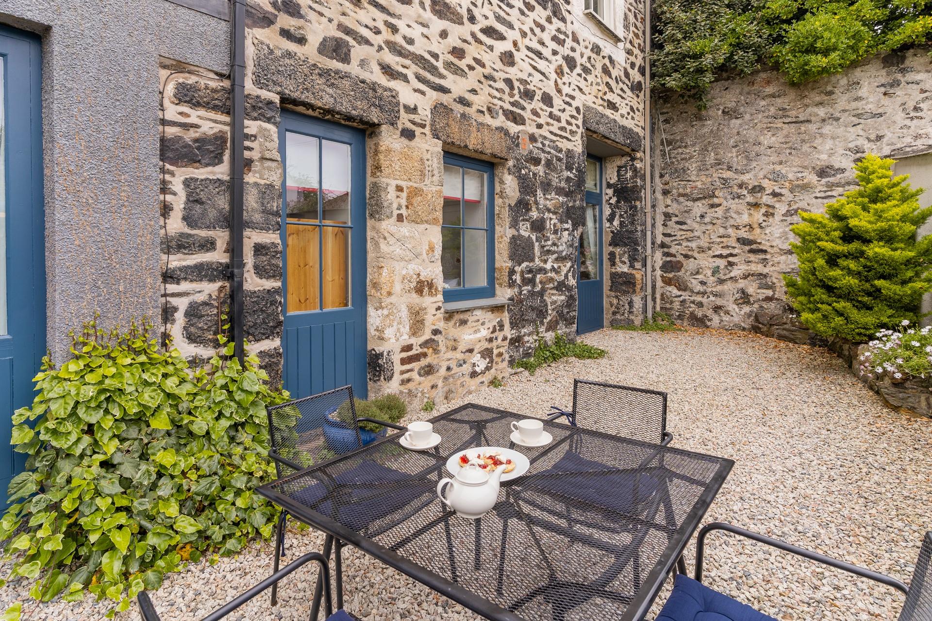 After a stunning coastal walk come home and relax in the sunshine.