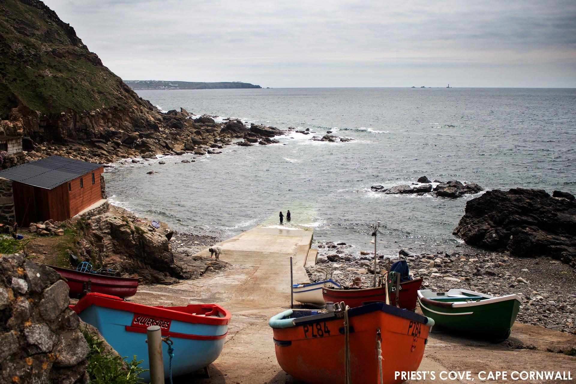 Take a dip in the sea to cool off on a hot summer's day.