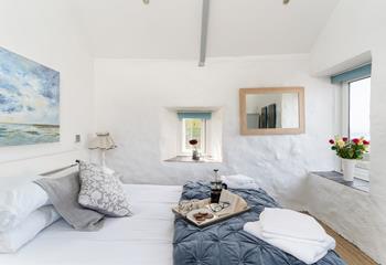 Enjoy coastal-inspired interiors of the double room.