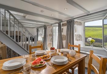 Enjoy family meals in the open plan sitting dining room.