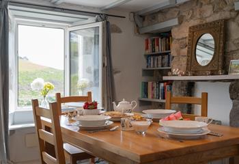 Enjoy a hearty breakfast before heading out to walk the coast path.