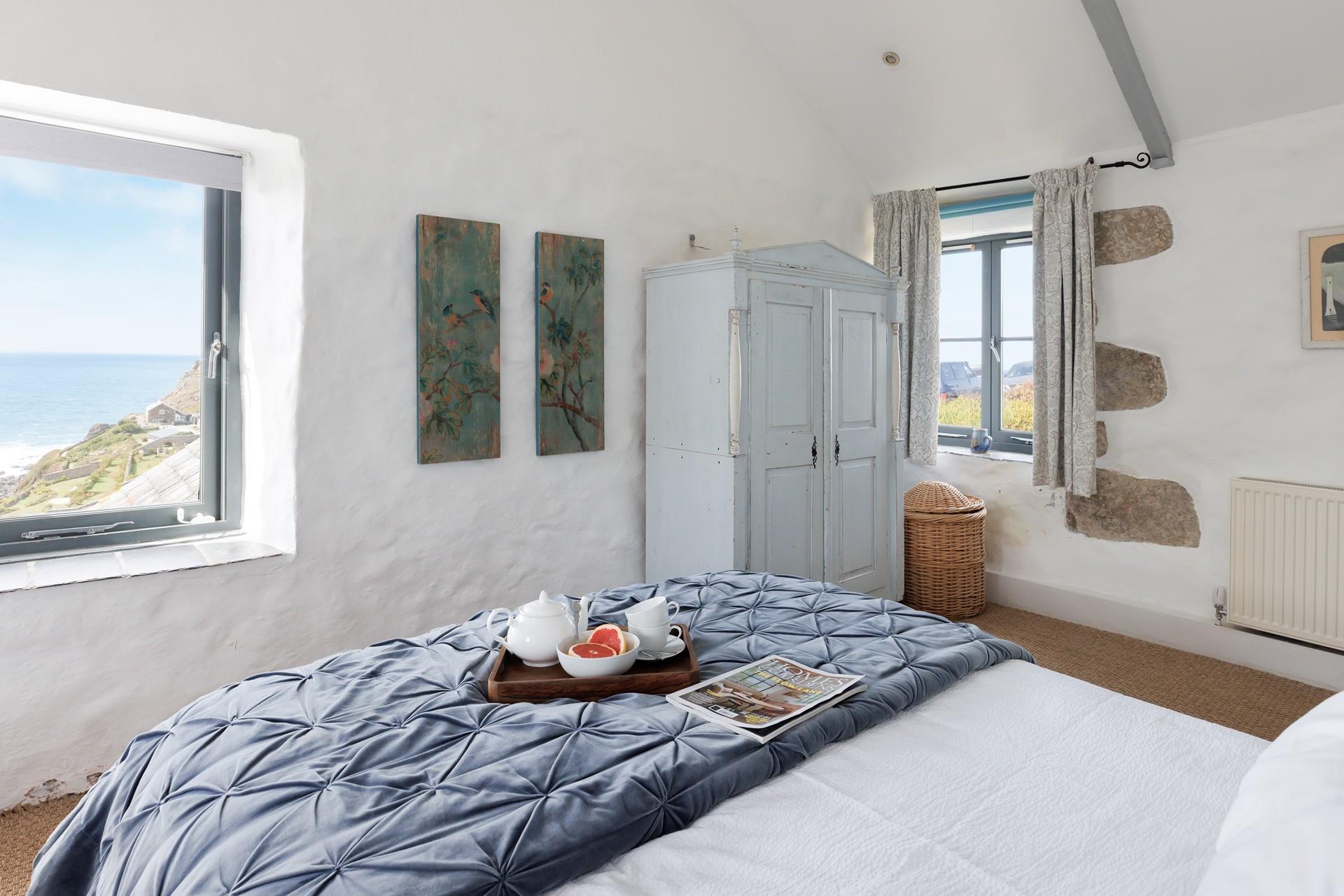 Enjoy coastal-inspired interiors of the double room.