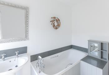 Indulge in a bubble bath after a long day walking the South West Coast Path.