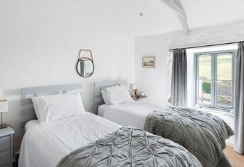 Wake up to the sound of the sea each morning.