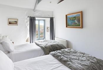 The twin room offers a cosy base to rest your head at night.