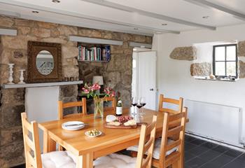 Enjoy family meals in the open plan sitting dining room.