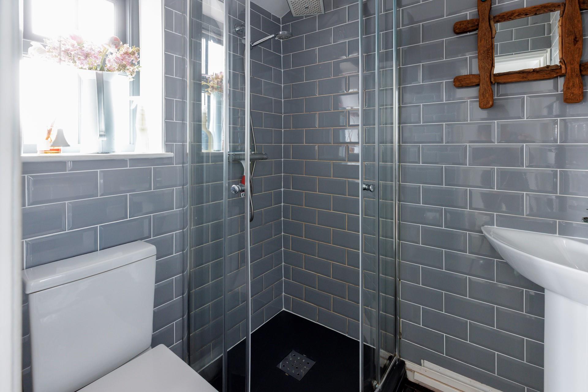 Wash off the day's adventures in the ground floor shower room.