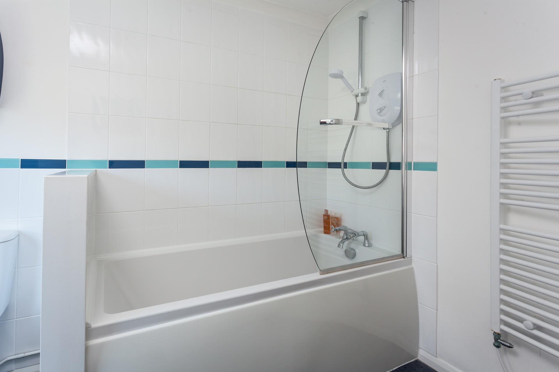 Sink into a hot bubbly bath at the end of a busy day. 