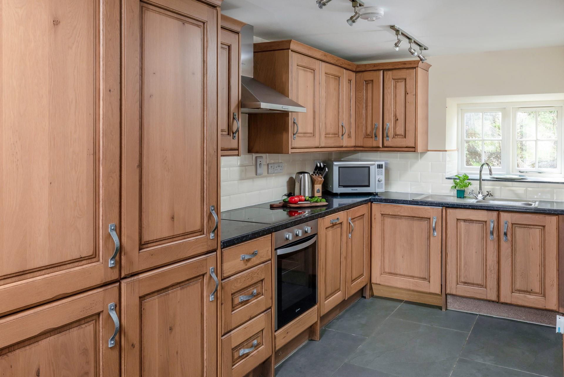 The kitchen is well-equipped with all you need.