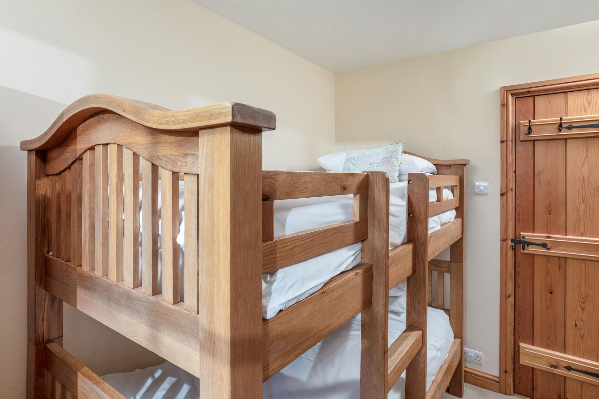 Bedroom 3 has bunk beds perfect for the little ones.