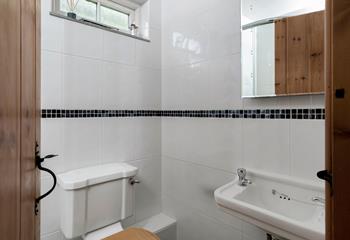 The two bathrooms are handy for families holidaying together.