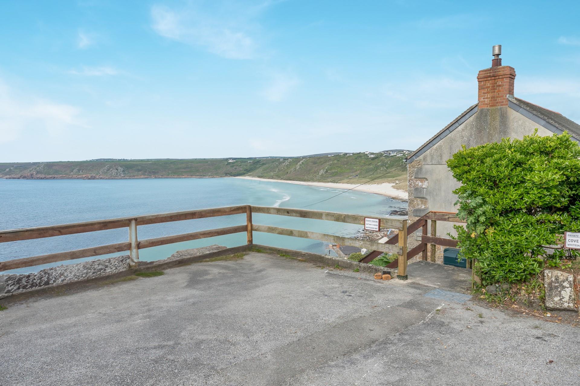 Even the parking space comes with a view!