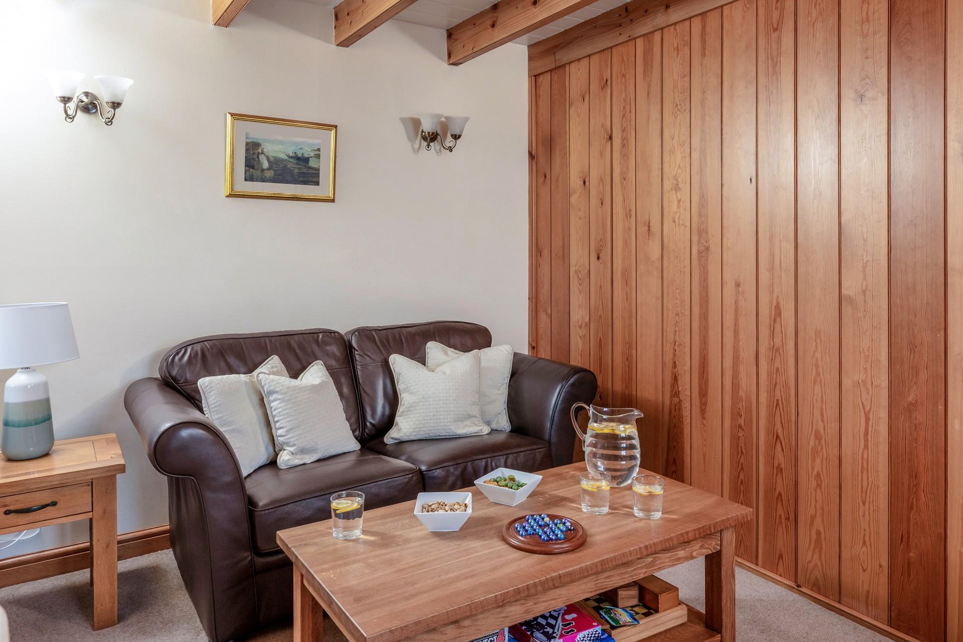 The snug is an extra area to relax and unwind.