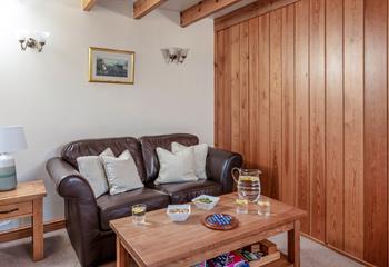 The snug is an extra area to relax and unwind.