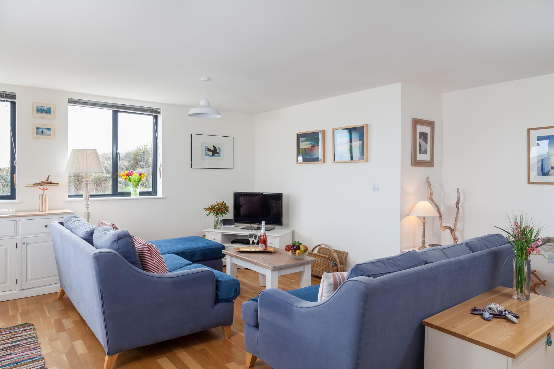 Spend evenings relaxing in the cosy lounge area.