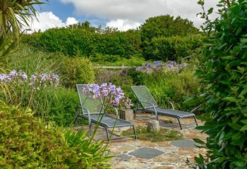 Relax in the beautiful surroundings listening to the wildlife in the garden.