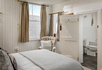 Bedroom 2 also has an en-suite and lots of seaside details. 