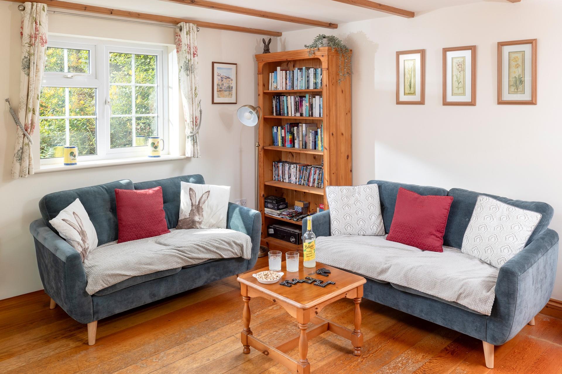 Sink into the sofa and relax after a day of walking the coast path.