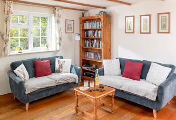 Sink into the sofa and relax after a day of walking the coast path.