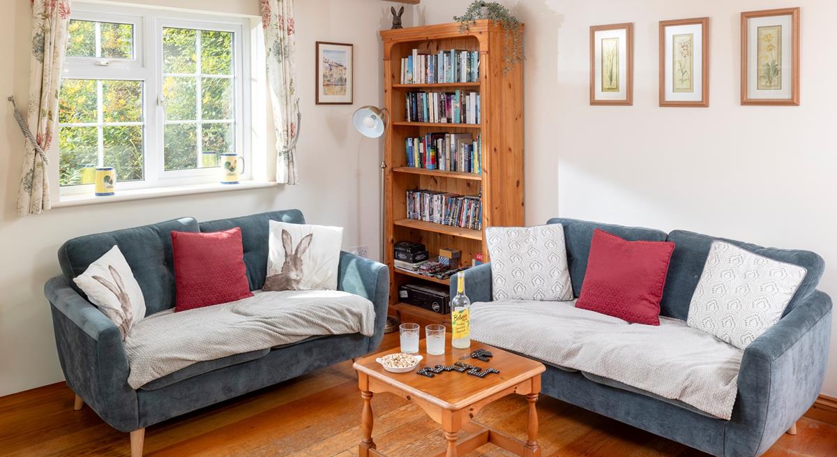 Sink into the sofa and relax after a day of walking the coast path.