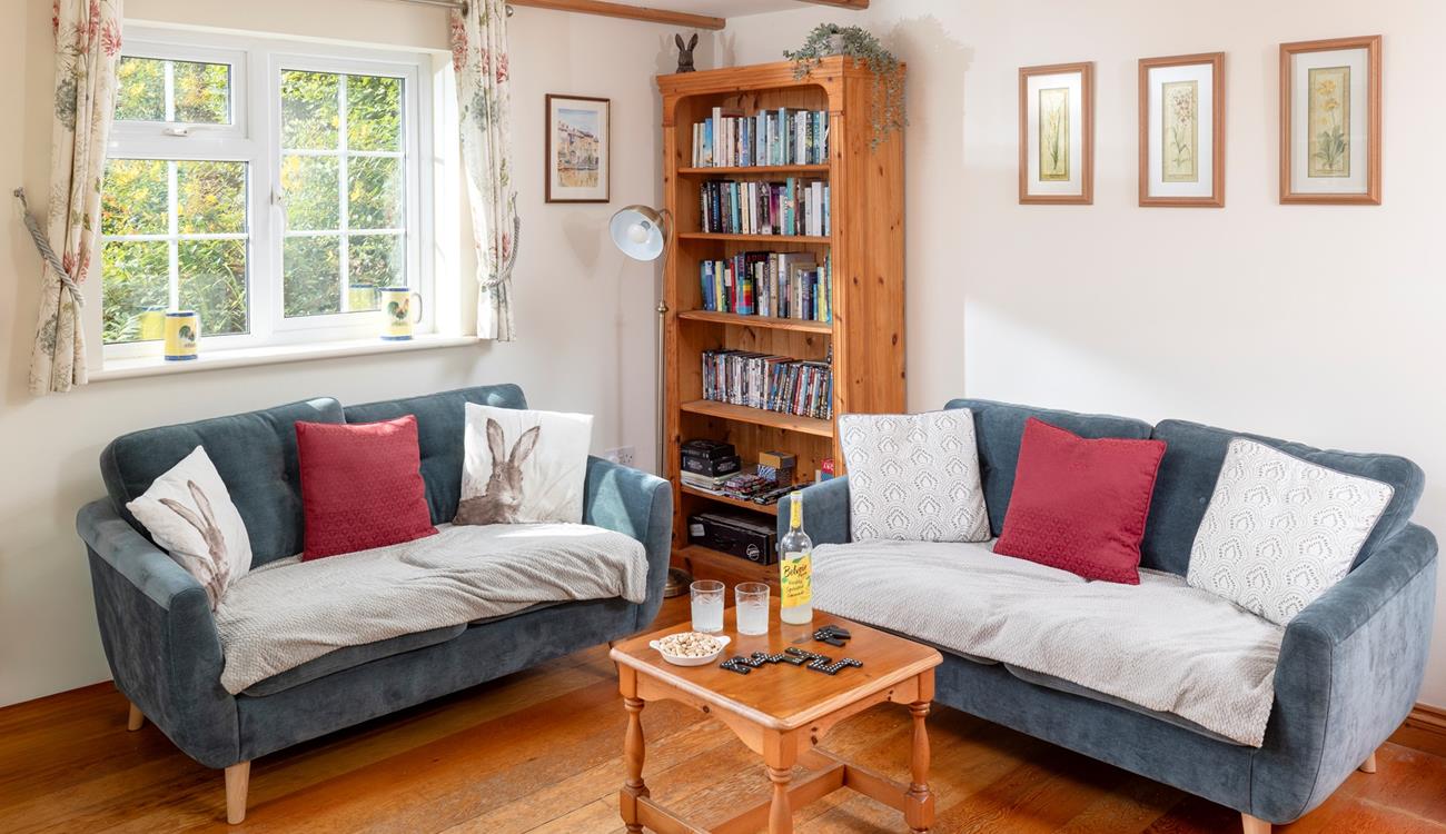Sink into the sofa and relax after a day of walking the coast path.