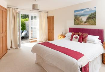 Tuck into the soft sheets in the king size bed and drift off into a peaceful night's sleep.