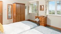 There is plenty of wardrobe space in both bedrooms.