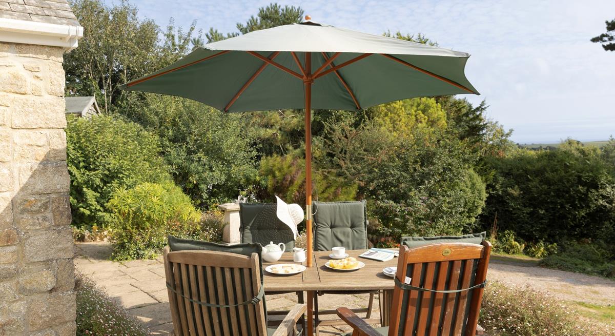 Listen to the soft sounds of the countryside as you relax in the garden.