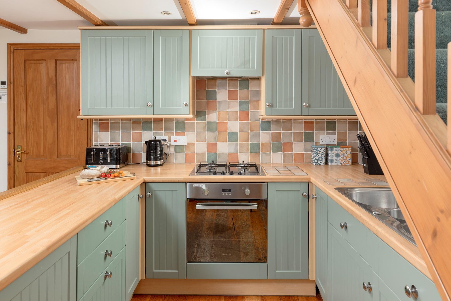 The kitchen has everything you need to rustle up a feast!