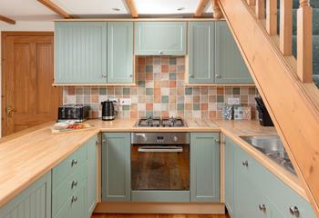 The kitchen has everything you need to rustle up a feast!