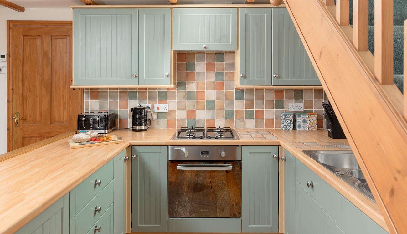 The kitchen has everything you need to rustle up a feast!