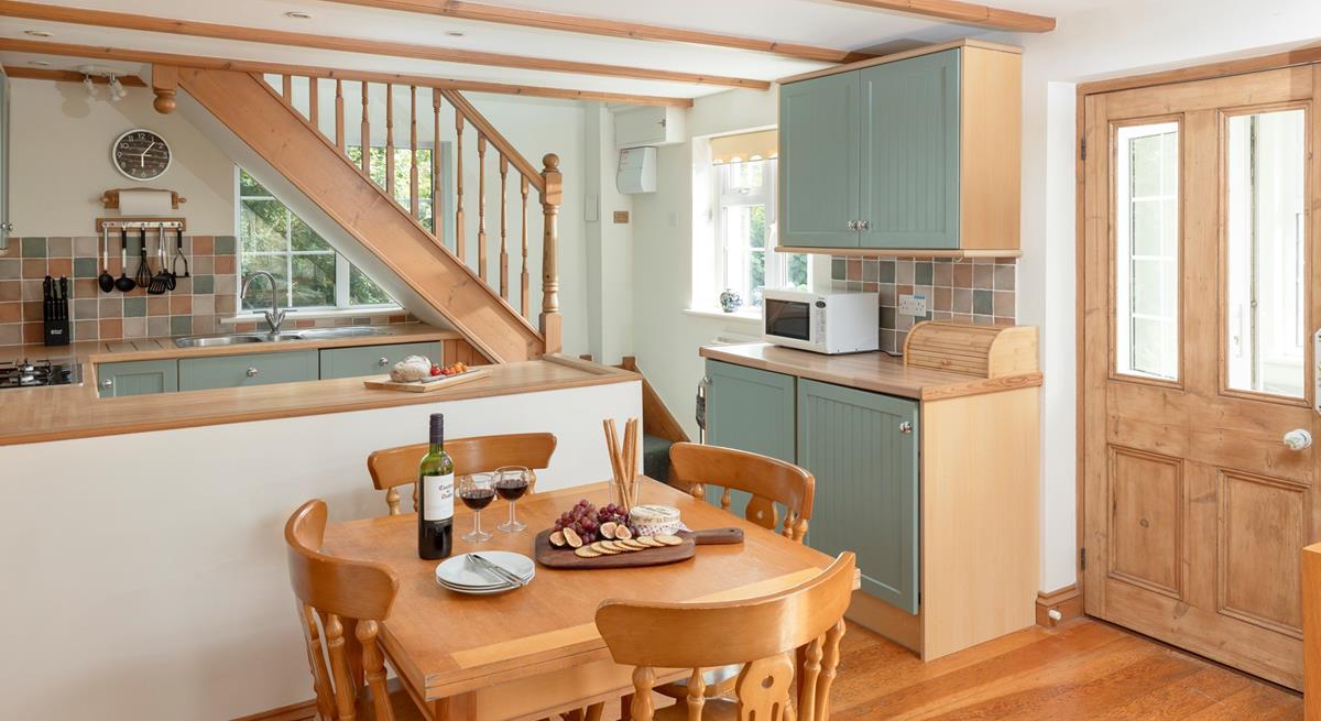 Gather around the dining table for holiday mealtimes.