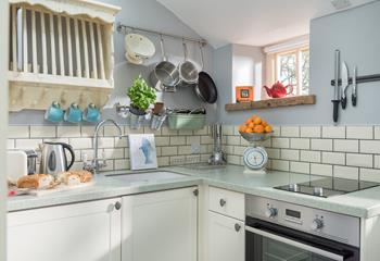 Cook up a storm in your lovely Cornish kitchen. 