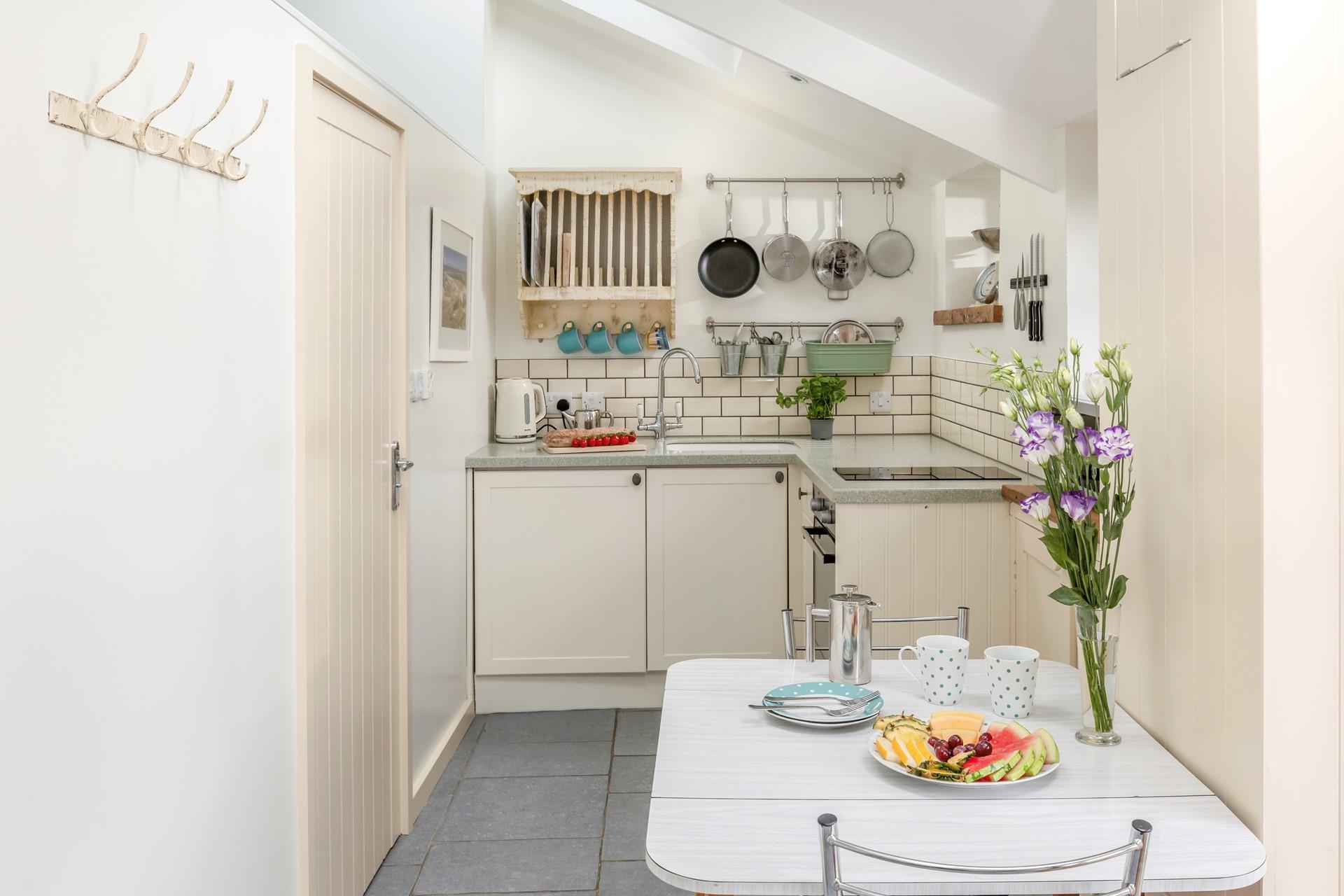 Cook up a storm in your lovely Cornish kitchen. 