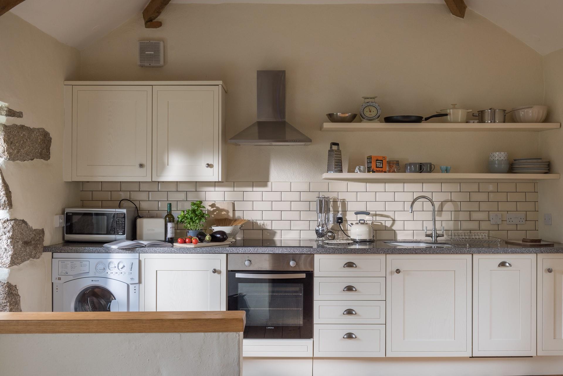 The kitchen is well-equipped for rustling up all manner of feasts! 