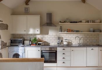 The kitchen is well-equipped for rustling up all manner of feasts! 
