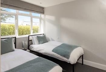 The twin bedroom is perfect for the little ones!