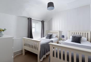 The kids will love the twin bedrooms, especially the added bonus of an Xbox in their room. 