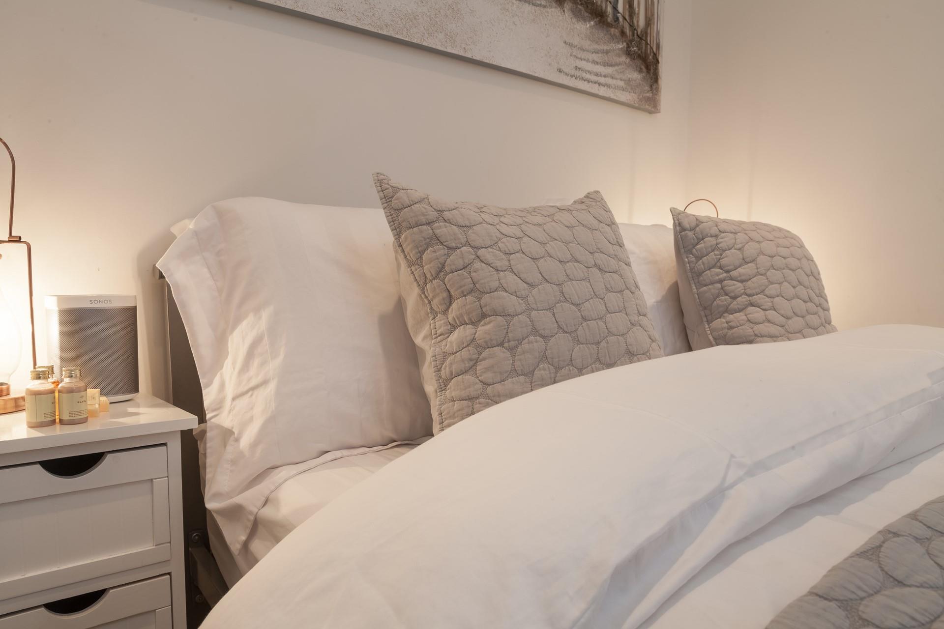 Sink into the sumptuous soft sheets for a dreamy night's sleep.