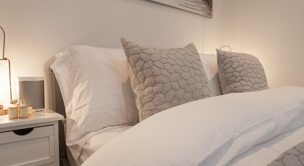 Sink into the sumptuous soft sheets for a dreamy night's sleep.